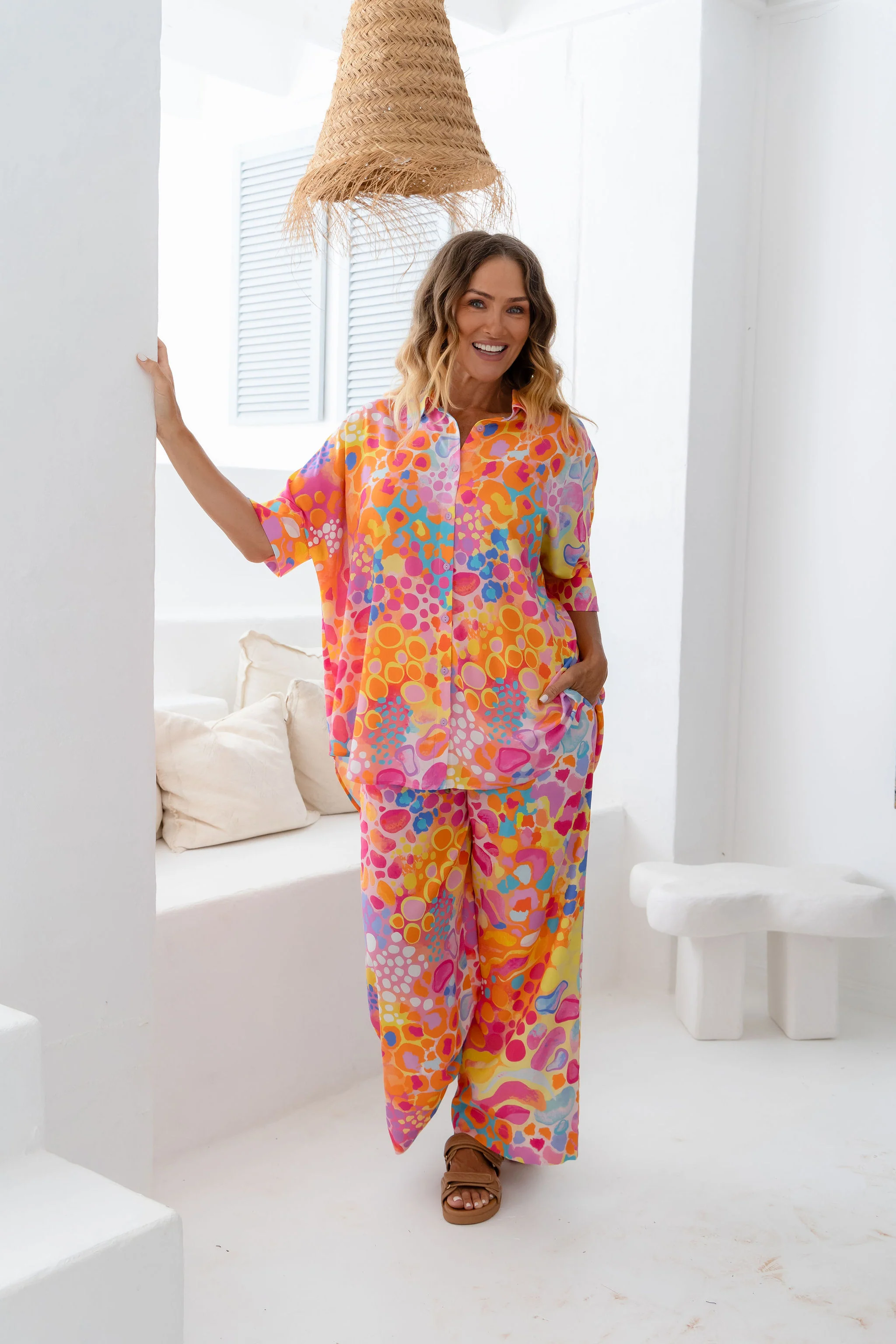 Tammin Shirt in Tequila Sunrise by Kasey Rainbow - Image 8