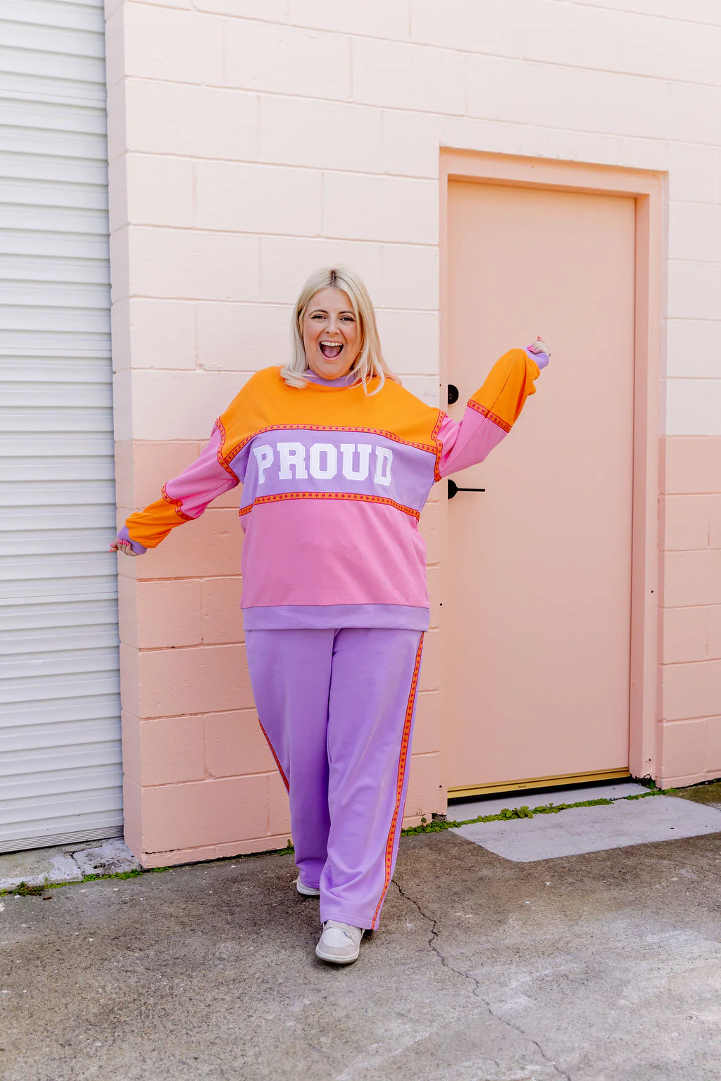 Team PP Sweater in Lilac - Image 4
