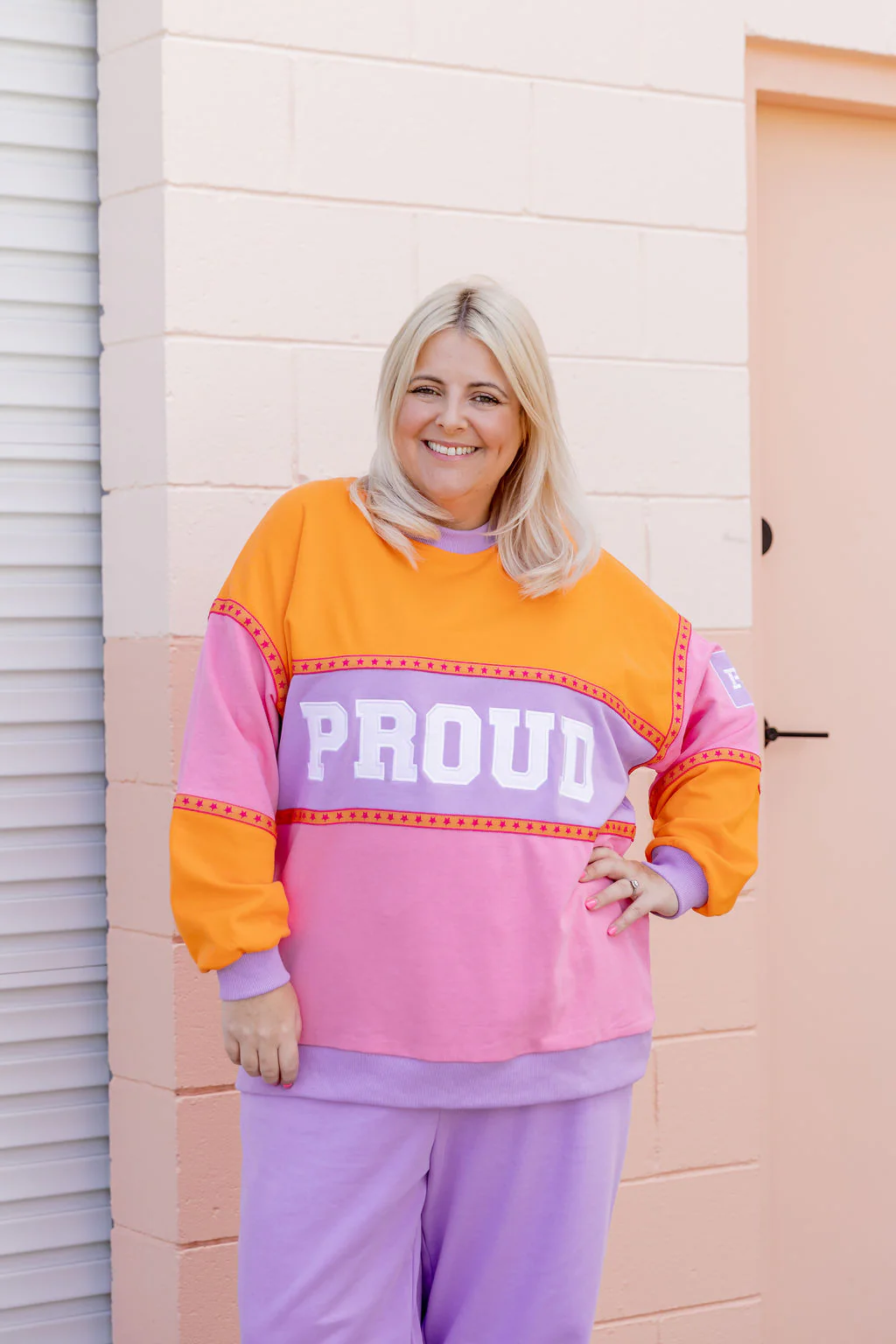 Team PP Sweater in Lilac - Image 5