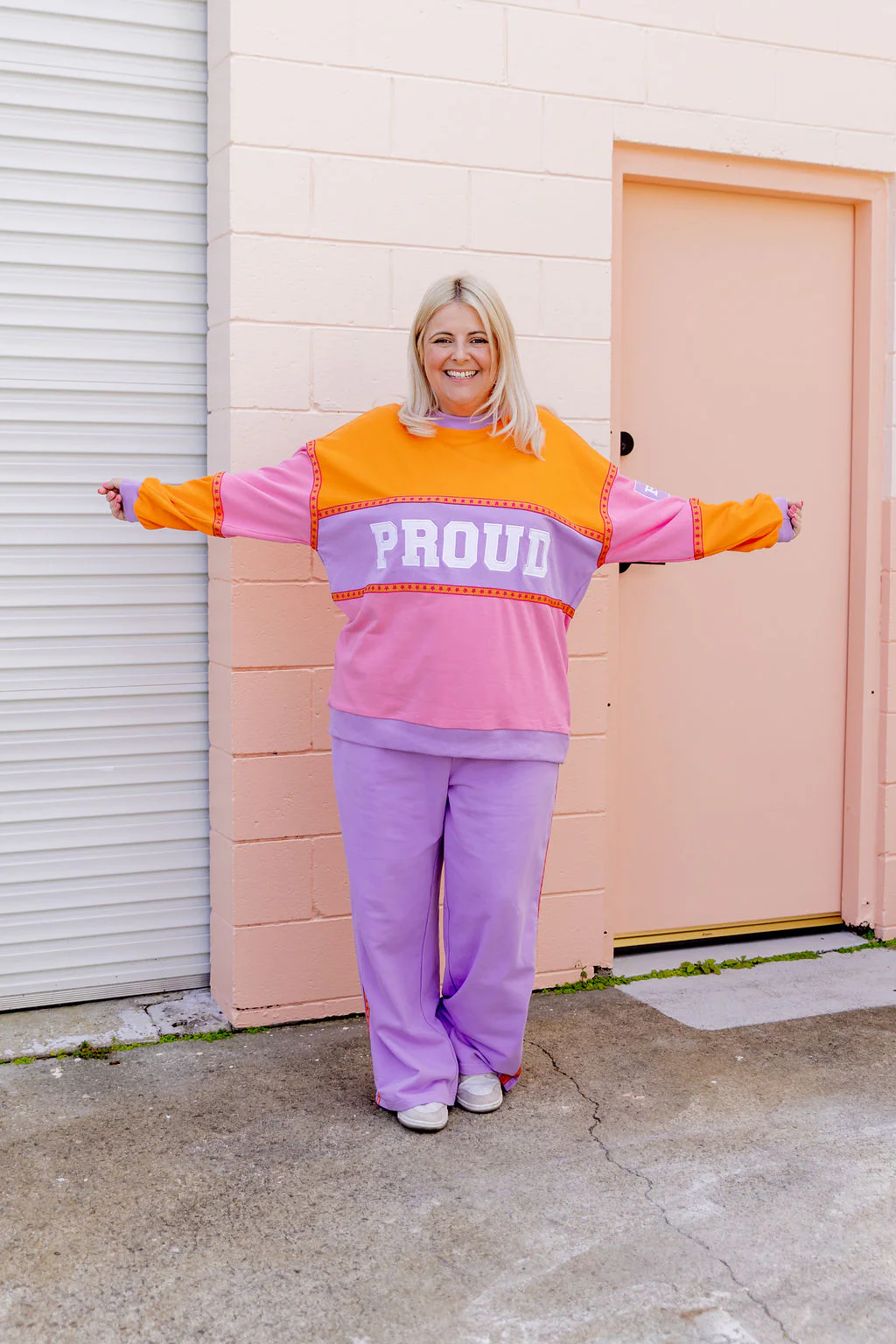 Team PP Sweater in Lilac - Image 6