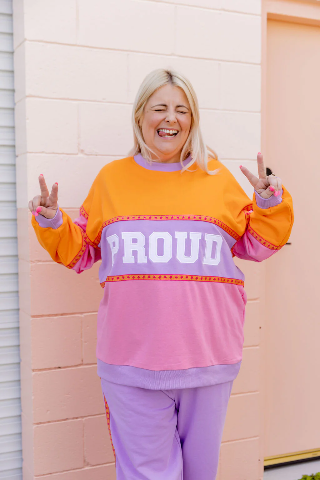 Team PP Sweater in Lilac - Image 8