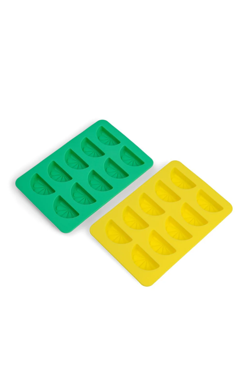 The Dotty Citrus Wedge Ice Trays - Set of 2 - Yellow/Green - Image 3