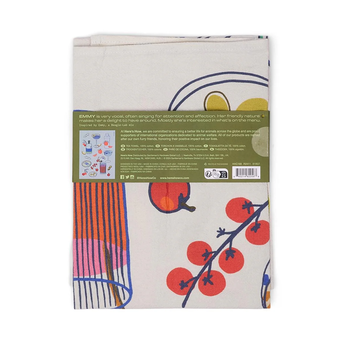 The Emmy Tea Towel - Cocktails - Image 3