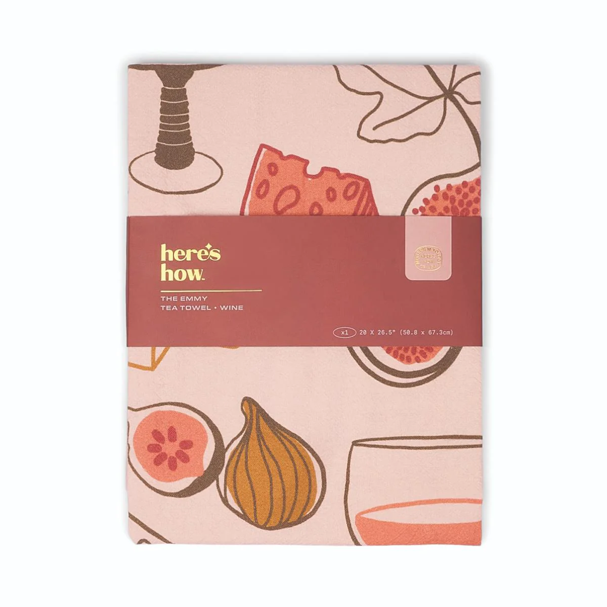 The Emmy Tea Towel - Wine - Image 2