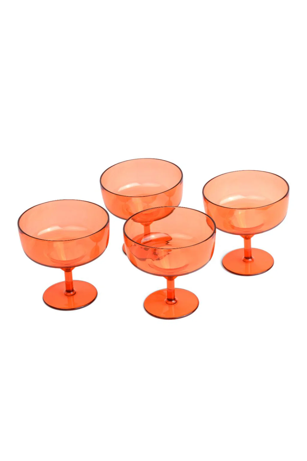 The Rue Margarita Glasses - Set of 4 - Orange - Image 5