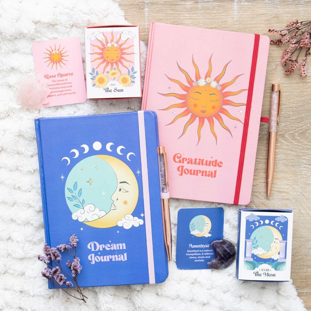 The Sun Gratitude Journal With Rose Quartz Pen - Image 6