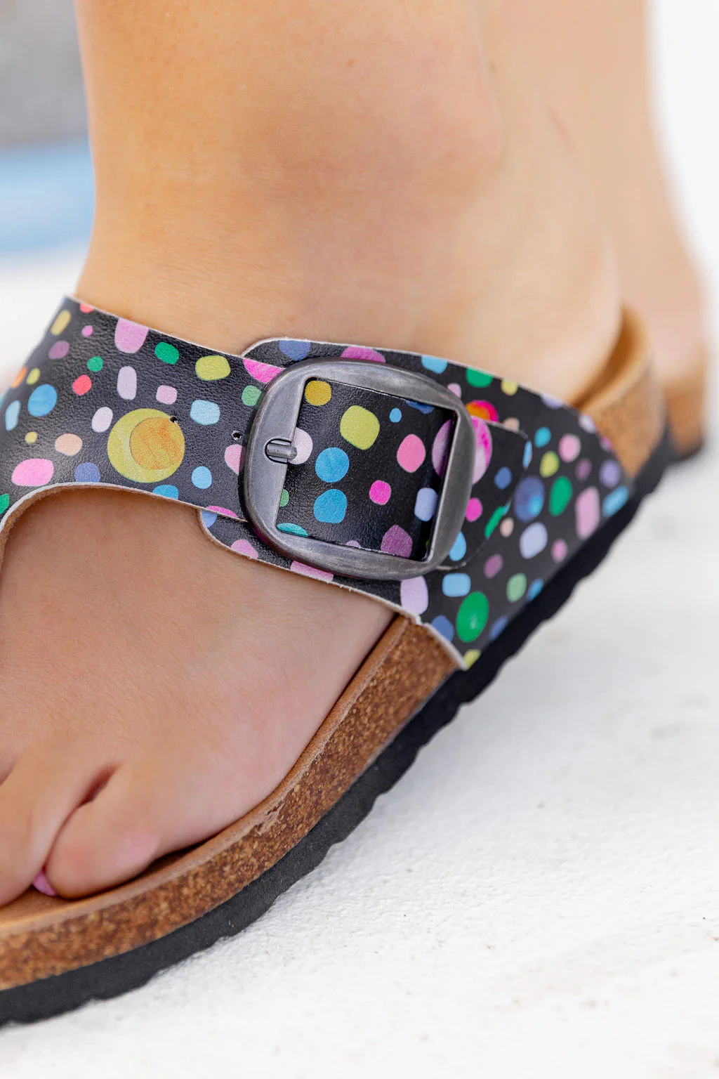 Theo Slides in Black Pebble by Kasey Rainbow - Image 3