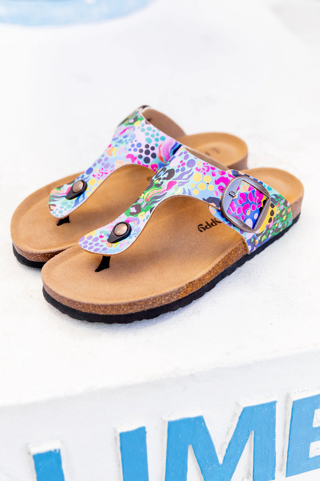 Theo Slides in Electric Leopard by Kasey Rainbow