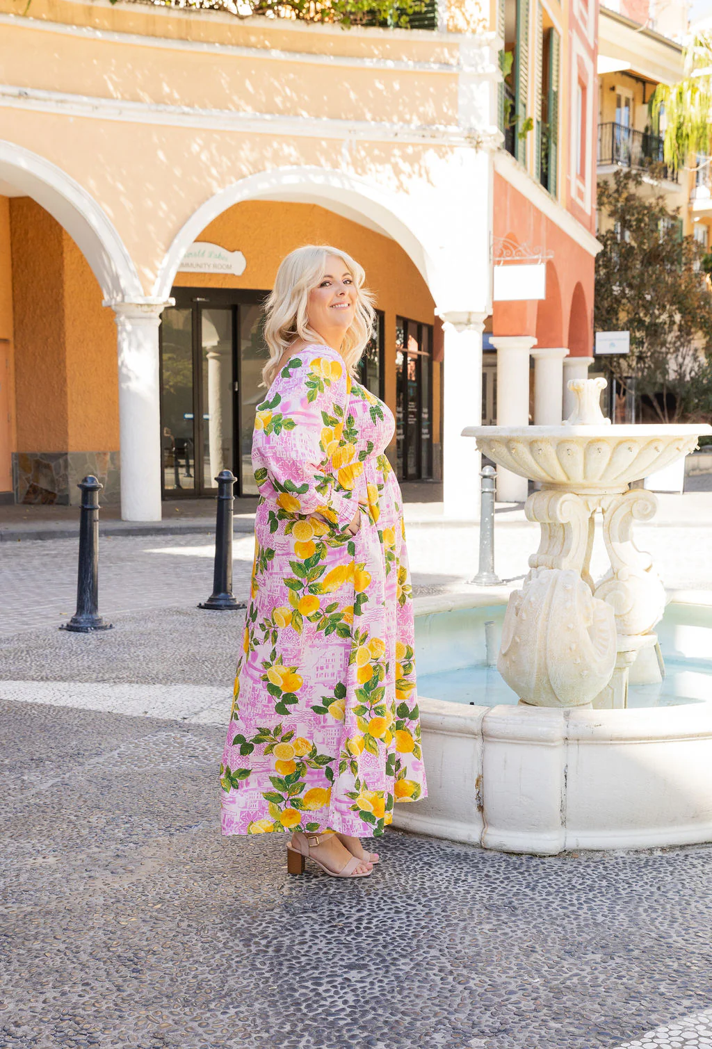 Amelia Linen Blend Maxi Dress in Themis - Image 14