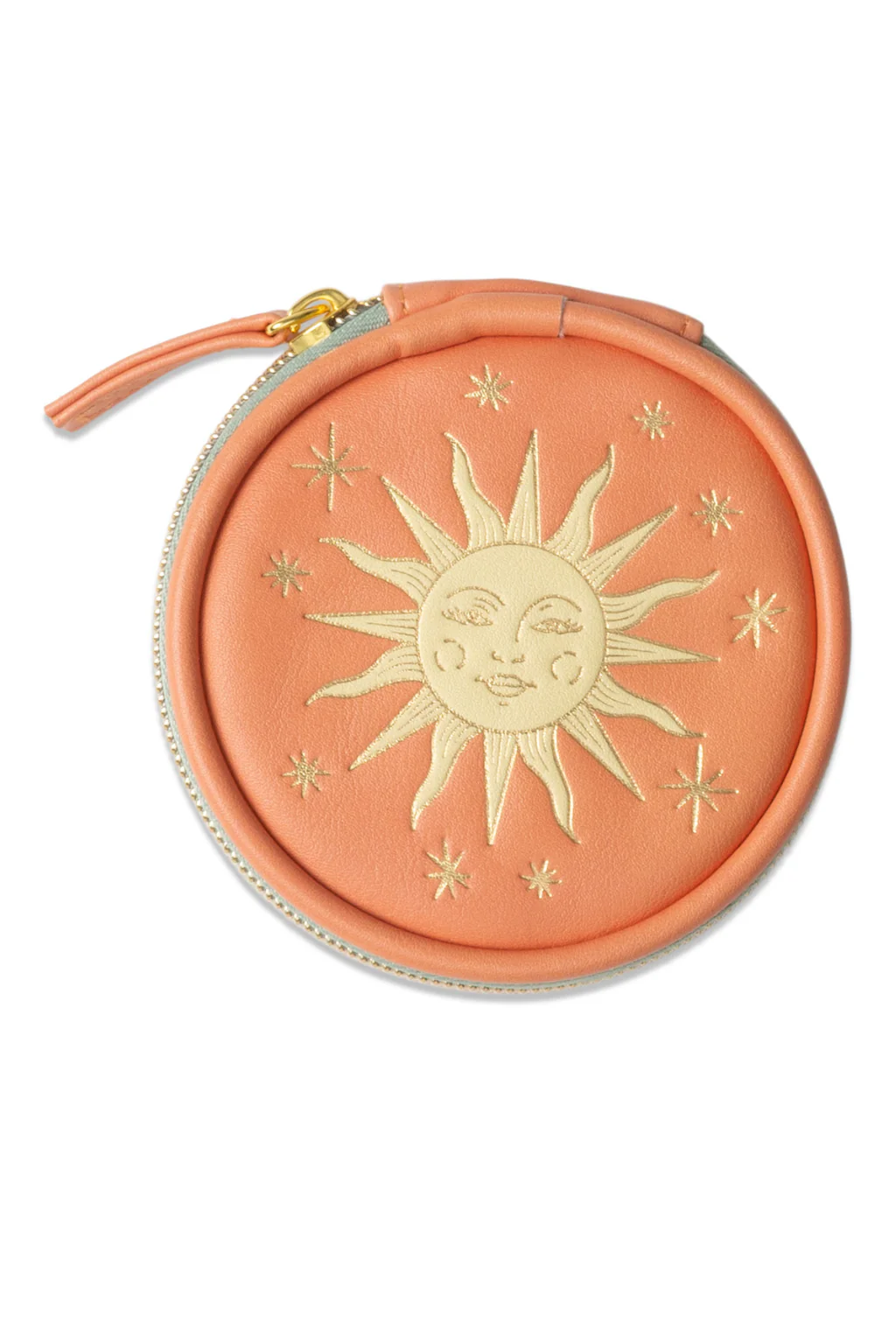 Vegan Leather Pill Case - Terracotta Sun