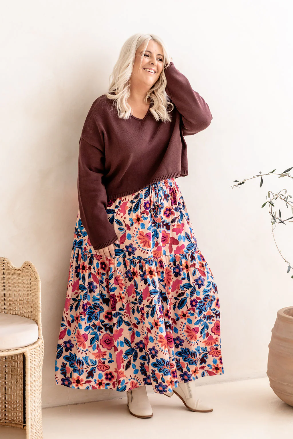 Vivien Skirt in Jardin