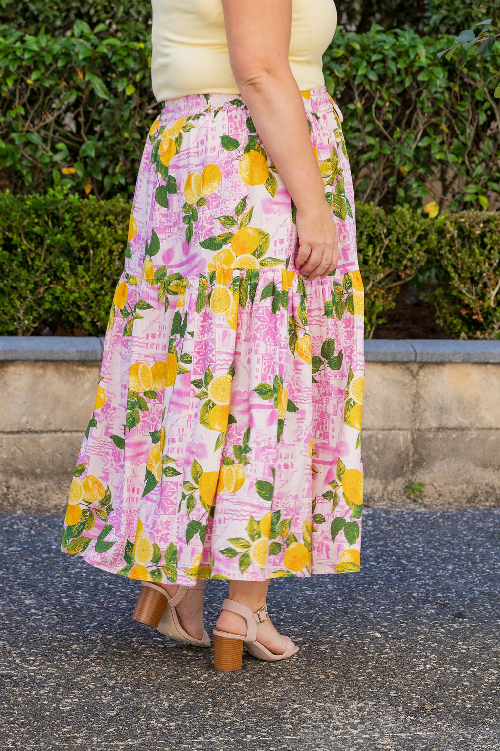 Vivien Linen Blend Skirt in Themis - Image 11