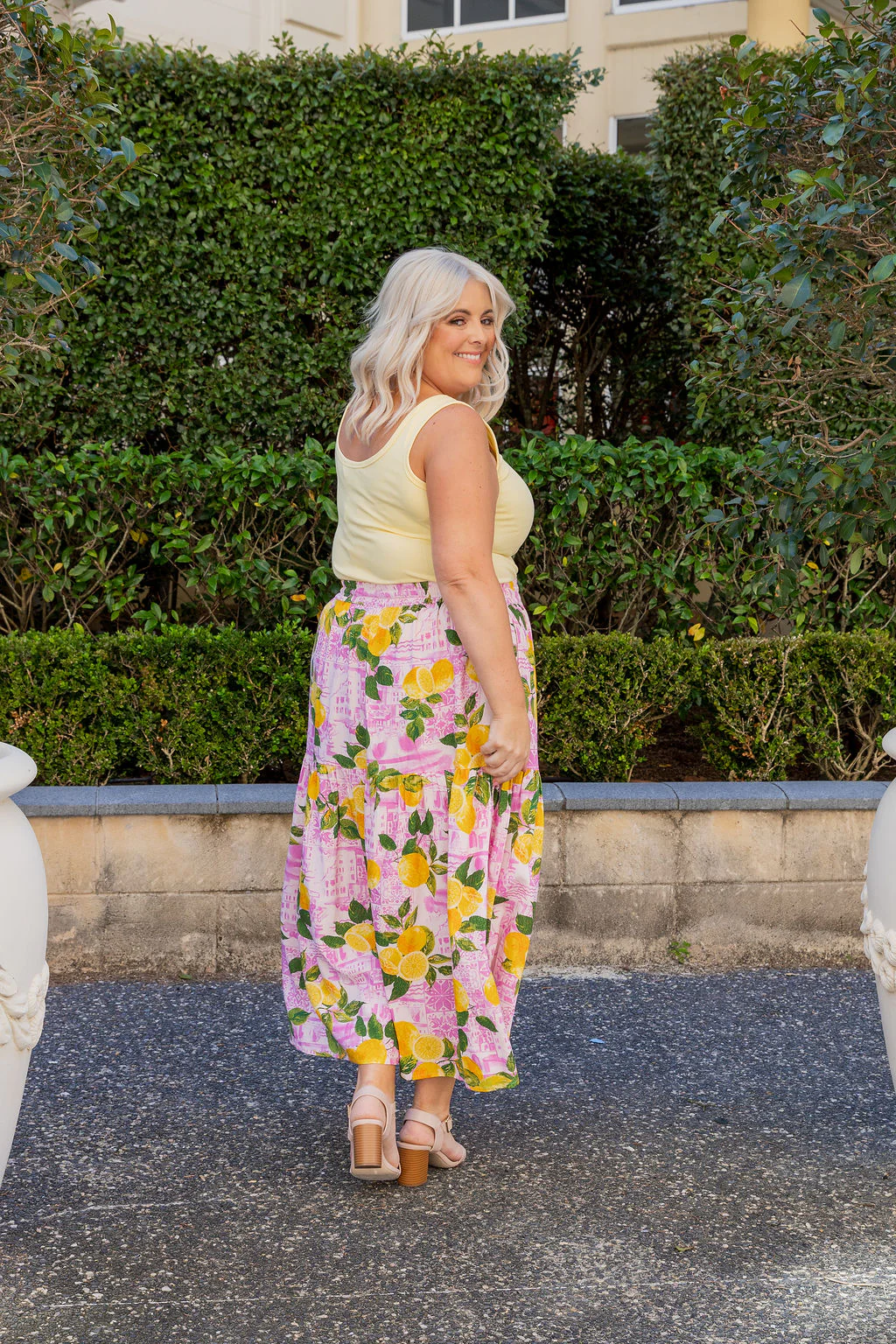Vivien Linen Blend Skirt in Themis - Image 15