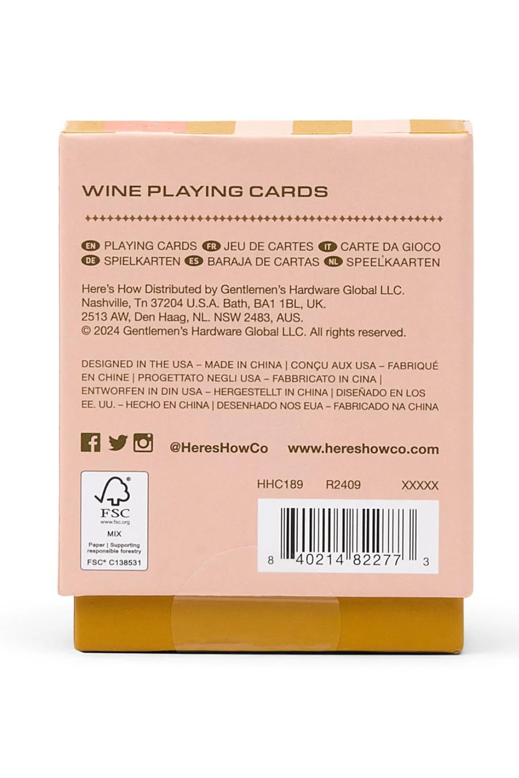 Wine Playing Cards - Image 3