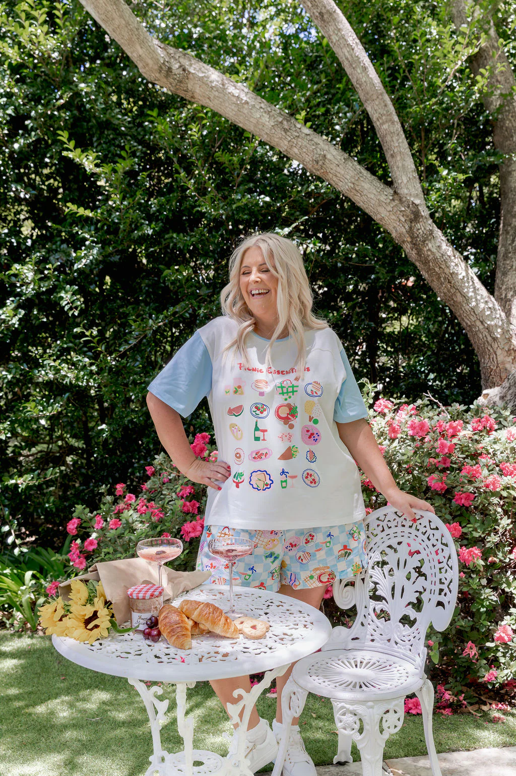 Zadi Relaxed Tee in Picnic Essentials - Image 12