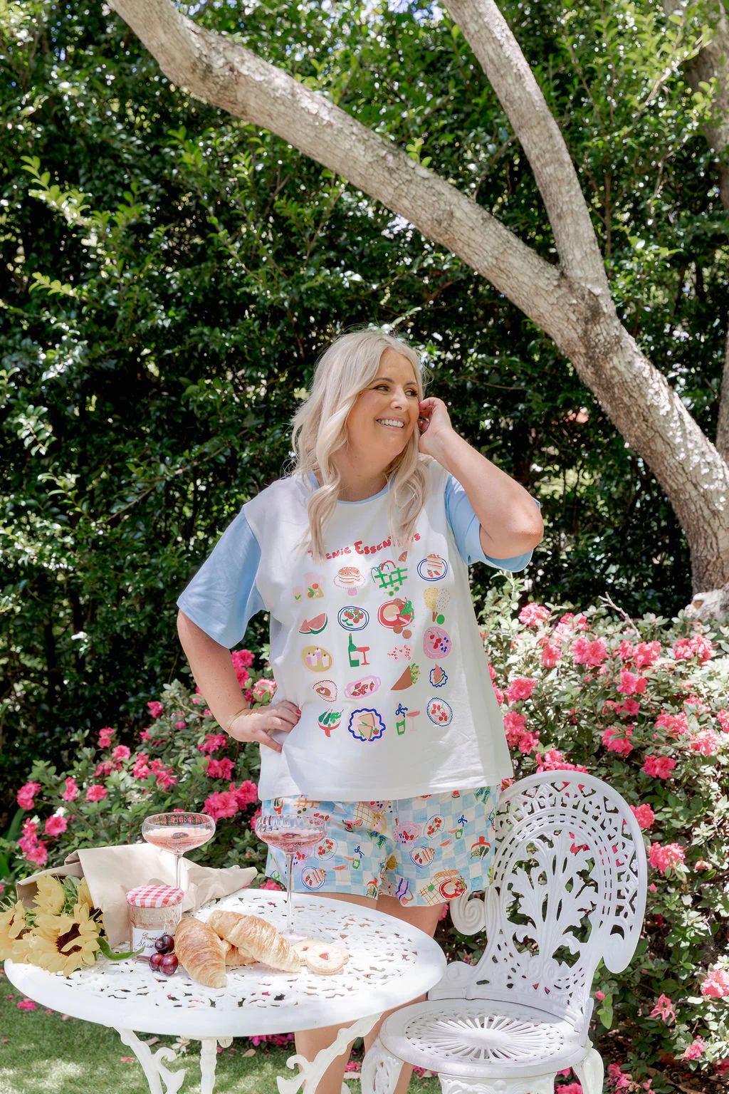 Zadi Relaxed Tee in Picnic Essentials - Image 17