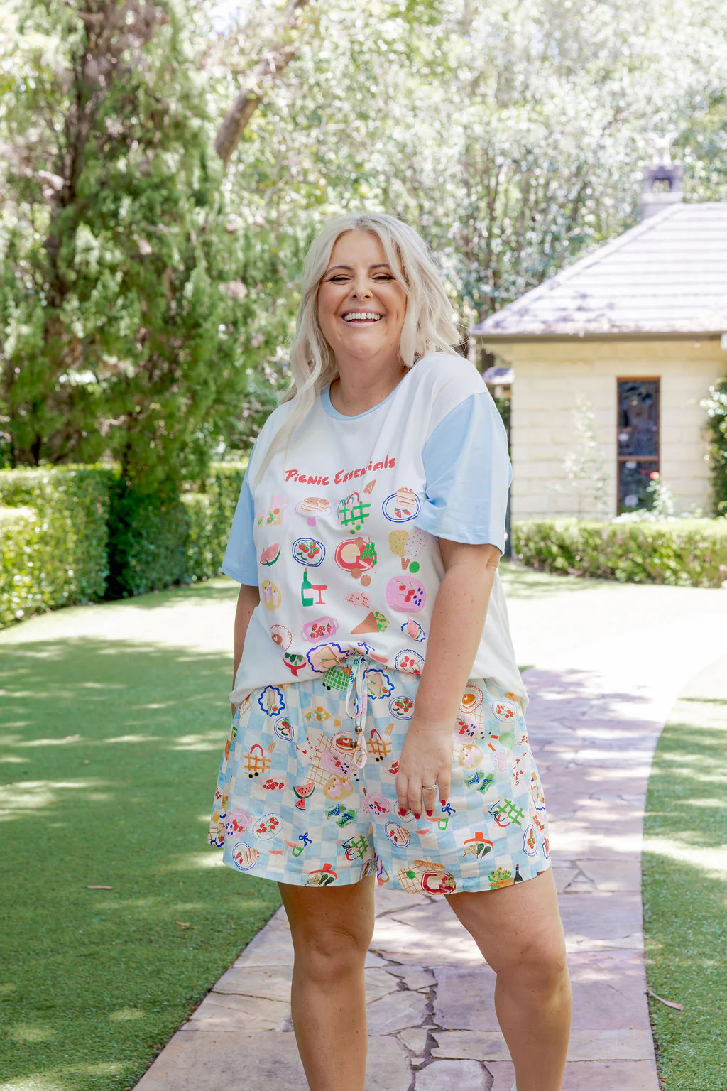 Zadi Relaxed Tee in Picnic Essentials - Image 7