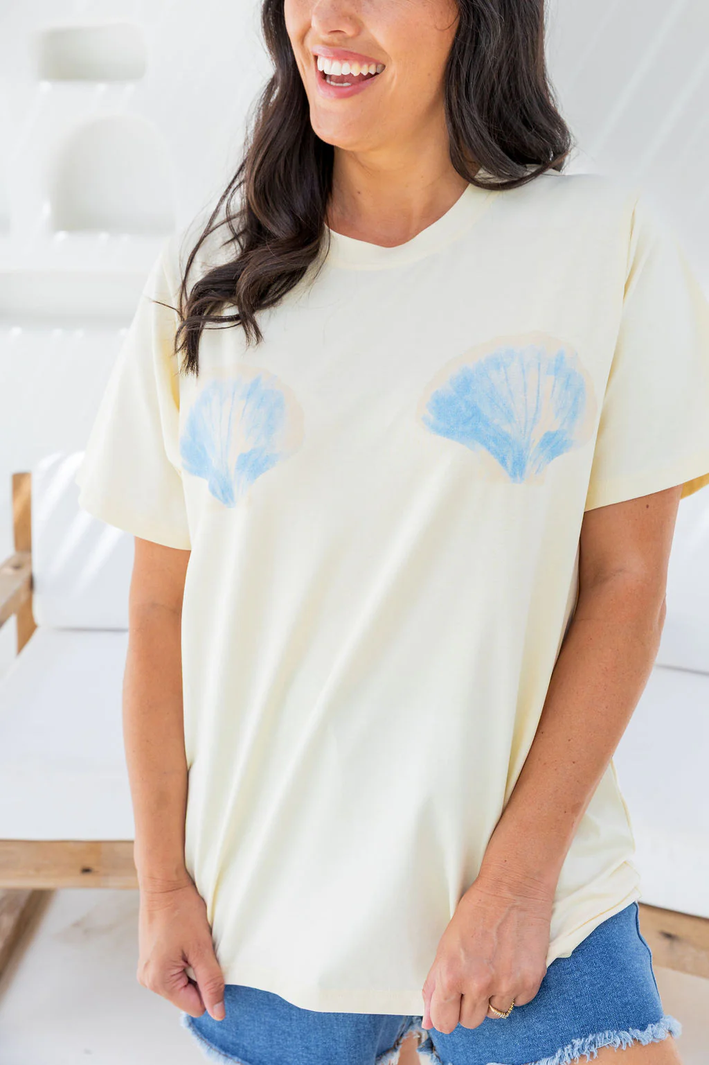Zadi Relaxed Tee in Shells - Image 15