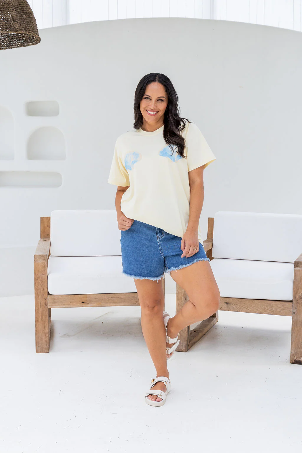Zadi Relaxed Tee in Shells - Image 22