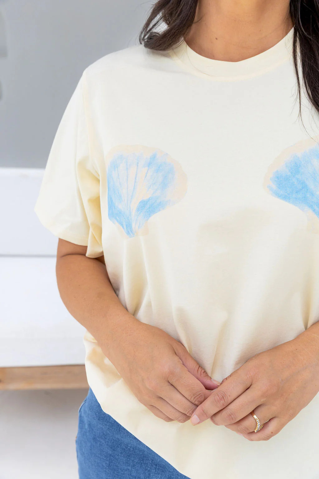 Zadi Relaxed Tee in Shells - Image 23