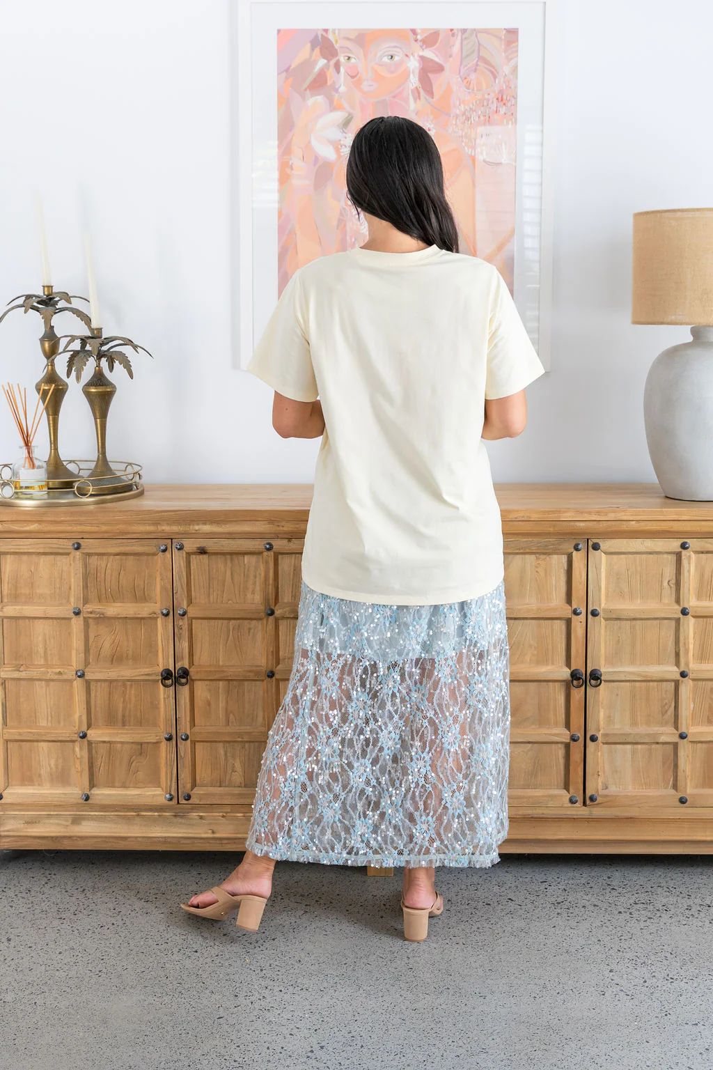 Zadi Relaxed Tee in Shells - Image 26