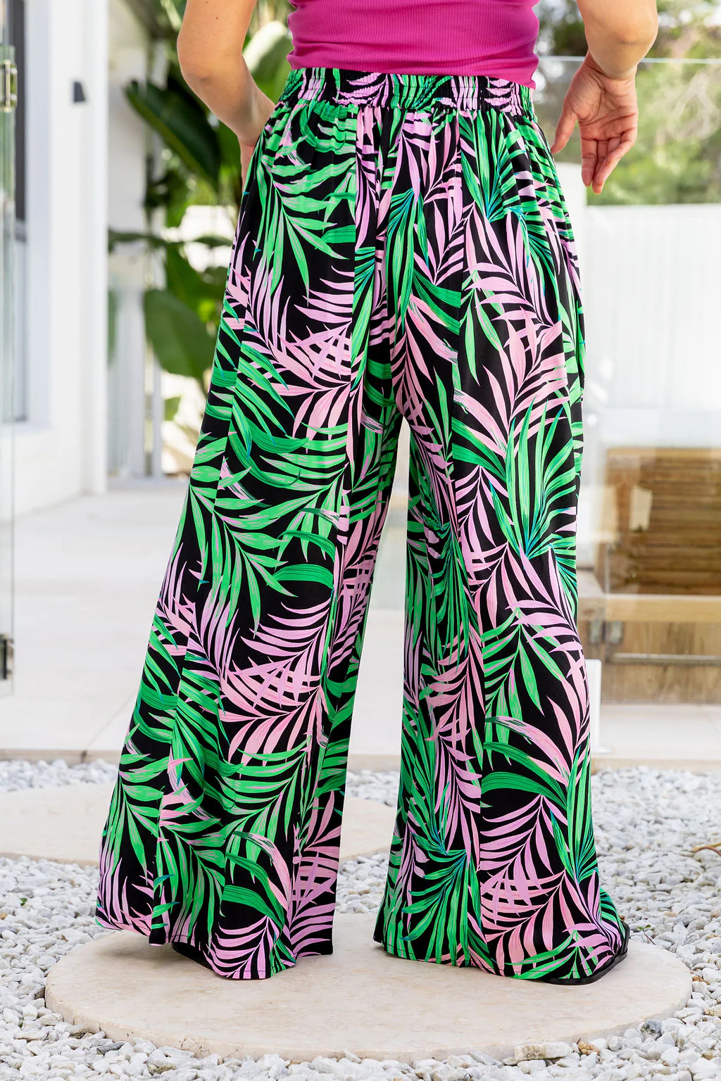 Zelda Pant in Midnight Jungle - Image 14