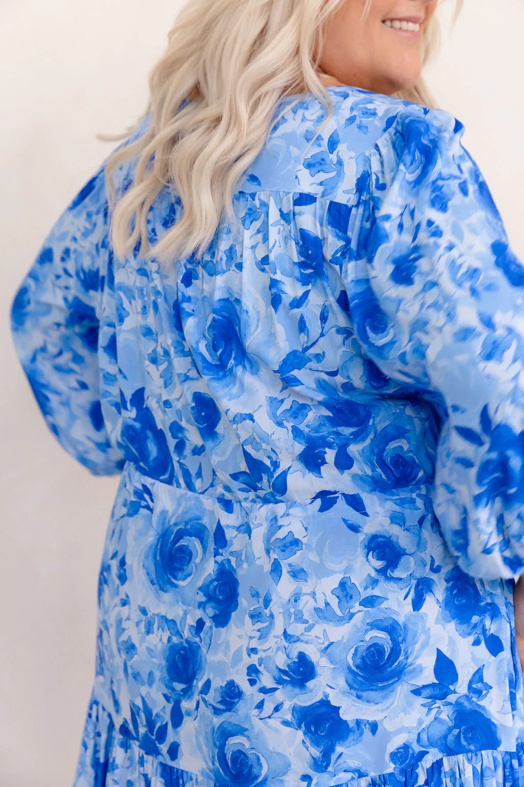 Ziggy Dress in Blue Roses - Image 10