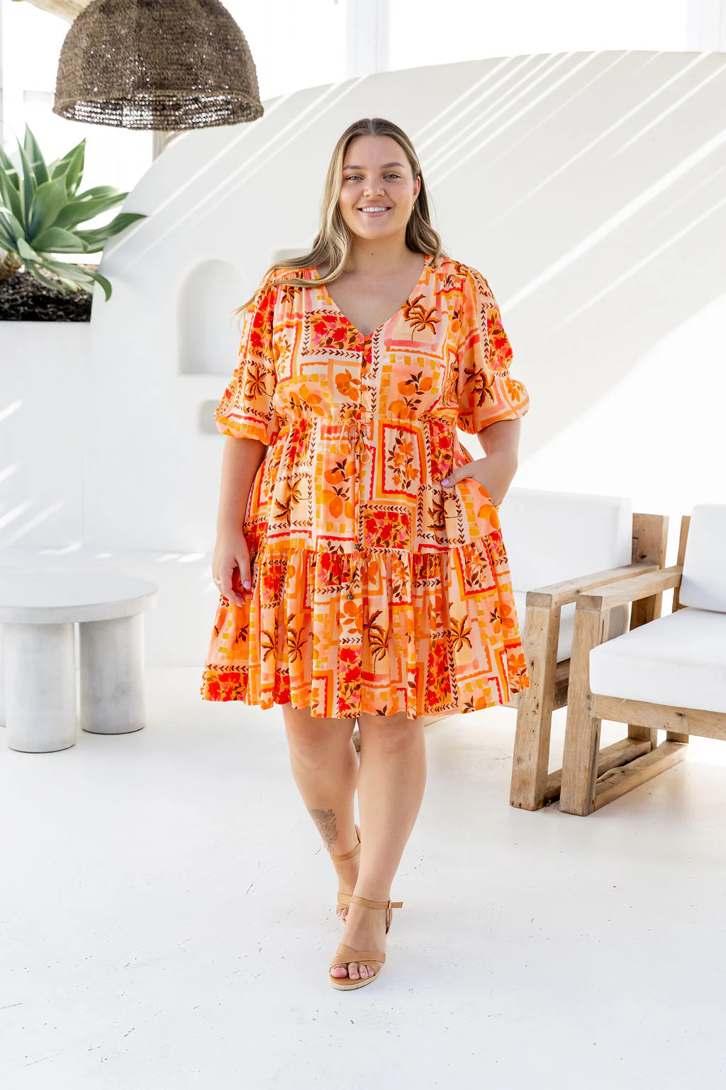 Ziggy Dress in Sunkissed Mosaic - Image 3